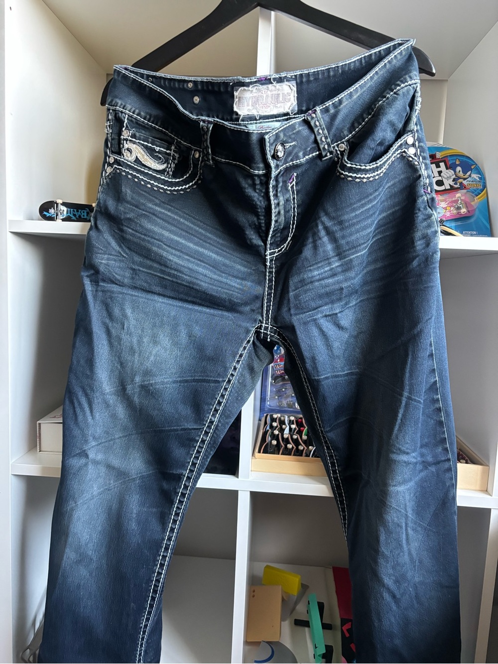 Dark Blue Women's y2k jeans